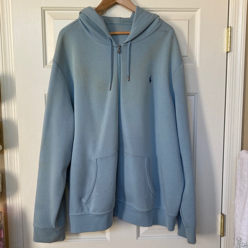 Polo by Ralph Lauren Light Blue Hoodie